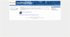 Desktop Screenshot of lescarrefoursafeux.fr